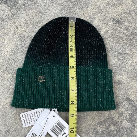 NWT Eugenia Kim x Wicked Frances Beanie Wool Knit Hat Green Glitter Ombre main image 7